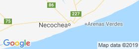 Necochea map